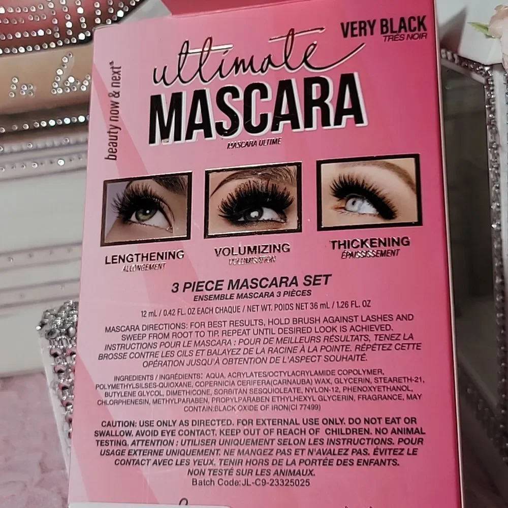 ULTIMATE MASCARA VOLUMIZING - LENTHENING - THICKENING 3 pc 1868